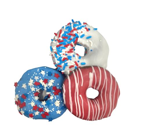 Star Spangled Donuts - Tray of 22 *